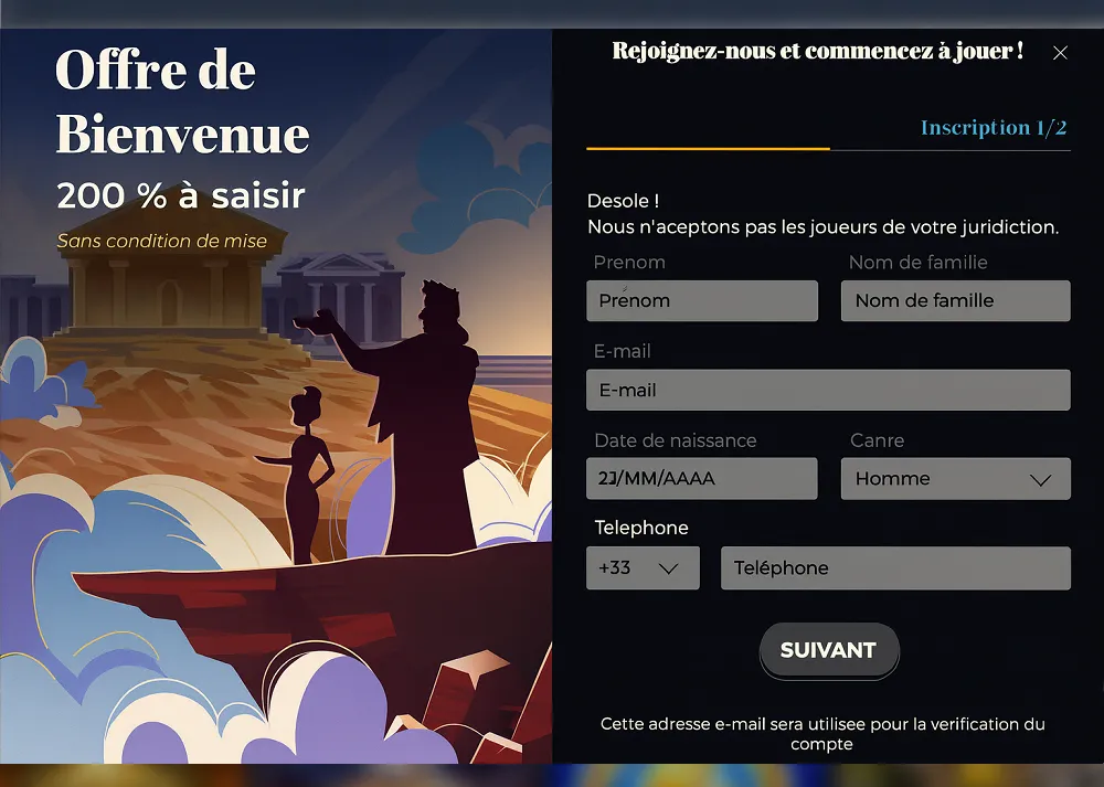 Inscription et Connexion